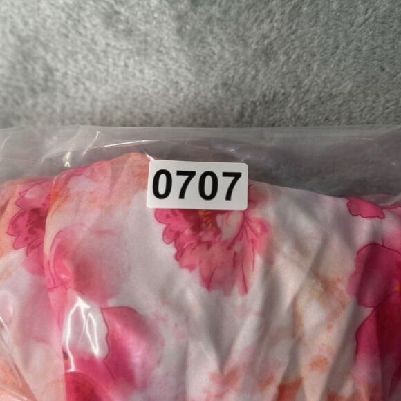 Morning Mist‎ Dress Womens 8 Pink Floral Flowers Mini Feminine Romantic Flirty - Picture 11 of 12